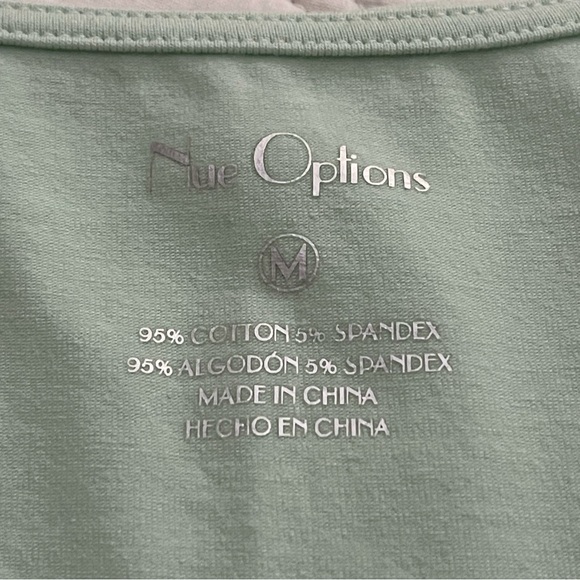 Nue Options Essentials Sleeveless Top Mint Size M - Picture 6 of 10